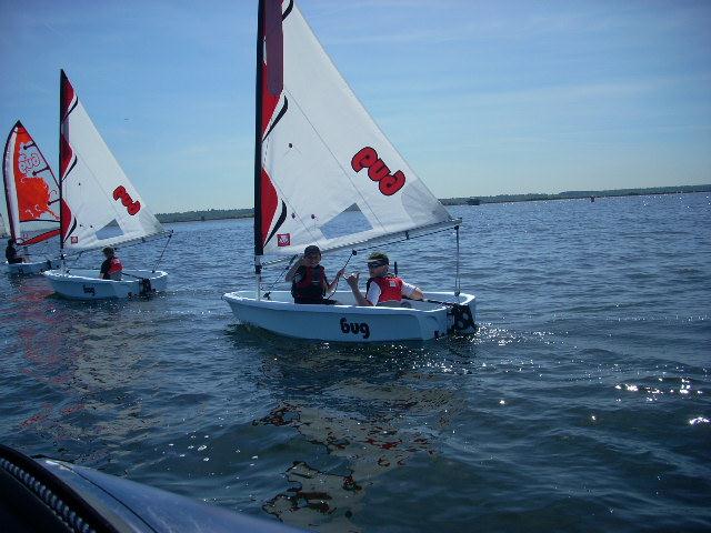 The first event hosted by the UK Bug Class Association is held at Datchet photo copyright Ian Harrison taken at Datchet Water Sailing Club and featuring the Bug class