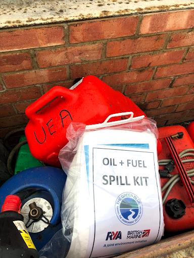University of East Anglia SC ensures spill kit ready to Protect the Broad photo copyright BUSA taken at  and featuring the BUSA class