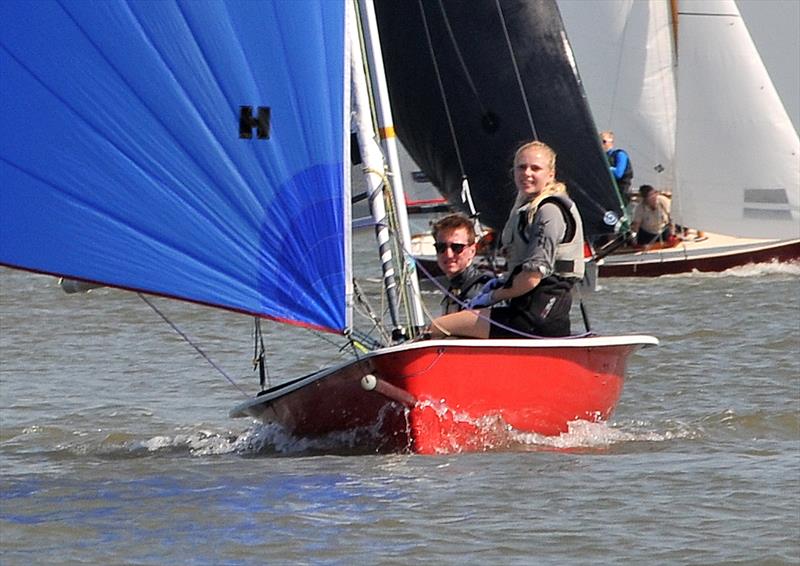 Chay Taylor wins the dinghy handicap on day 8 of Burnham Week - photo © Alan Hanna