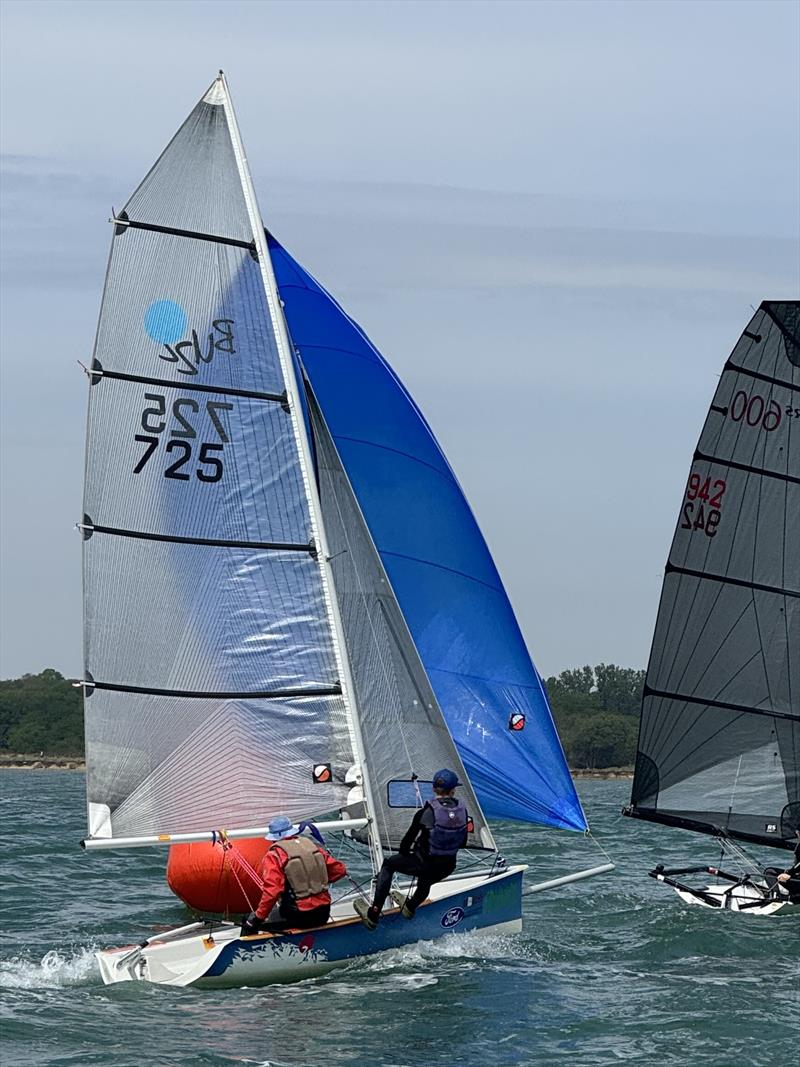 The chase is on during the Warsash SC Club Championships photo copyright WSC Media Team taken at Warsash Sailing Club and featuring the Buzz class
