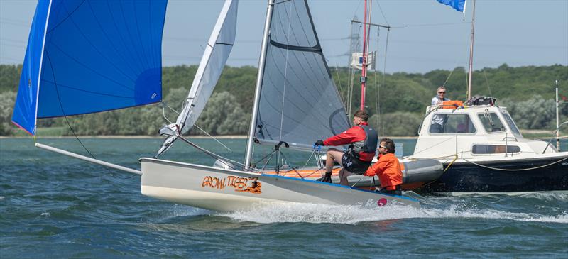 Buzz Inland Championship 2026 at the Grafham Skiff Challenge 2026 photo copyright Paul Sanwell / OPP taken at Grafham Water Sailing Club and featuring the Buzz class