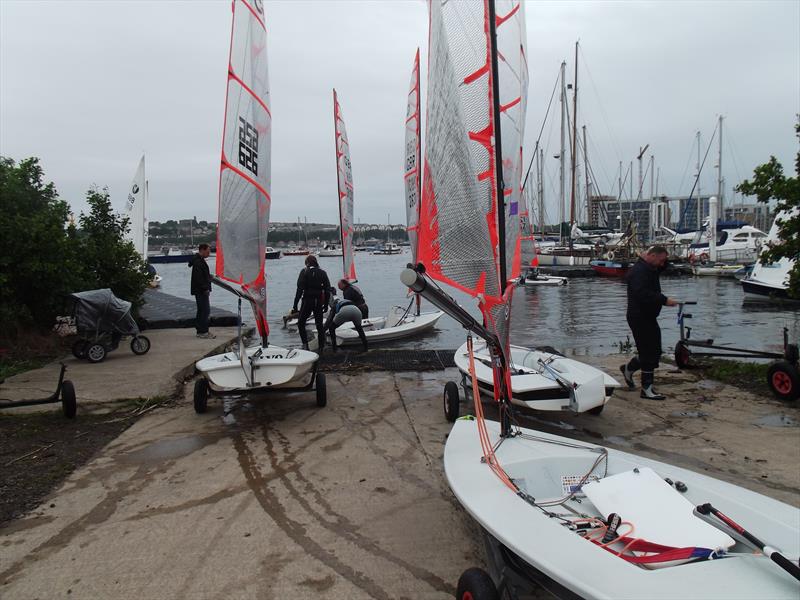 Byte Inland Championships at Cardiff photo copyright John Saunders taken at Cardiff Yacht Club and featuring the Byte class