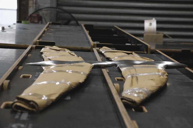 New foils packed ready for delivery - C-Tech build facility - September 2025 - photo © C-Tech