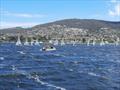 International Cadet fleet training off Sandy Bay Sailing Club © Jory Linscott