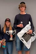 George and Evie win the 2026 Cadet Nationals at Plas Heli &copy; Louisa Wright