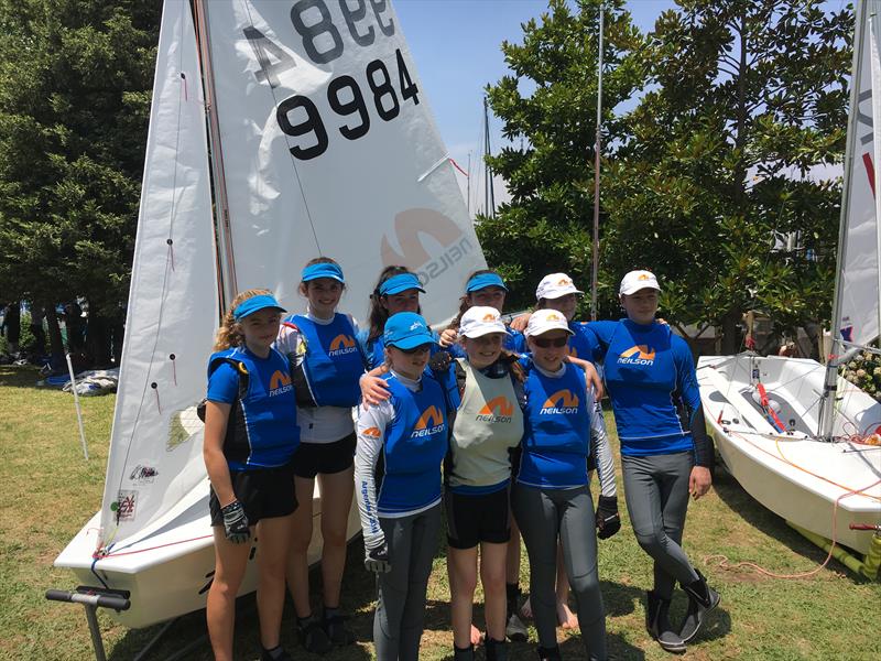 The Neilson GBR Cadet World Team arrive in Buenos Aires photo copyright Ian Harris taken at Club Nautico Albatros and featuring the Cadet class