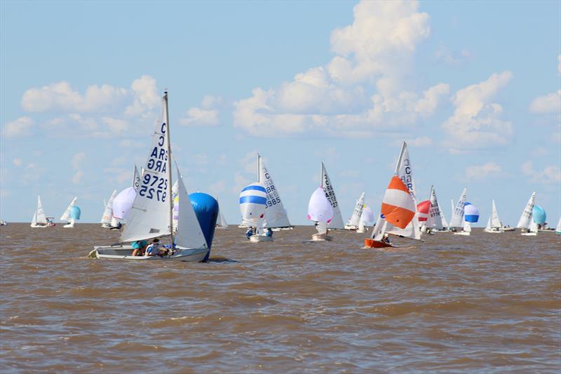 Neilson GBR Cadet World Team on day 3 of the Cadet Worlds in Buenos Aires photo copyright Gary Ferguson taken at Club Nautico Albatros and featuring the Cadet class