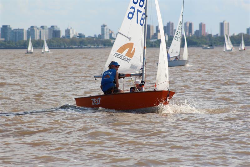 Neilson GBR Cadet World Team on day 3 of the Cadet Worlds in Buenos Aires photo copyright Gary Ferguson taken at Club Nautico Albatros and featuring the Cadet class