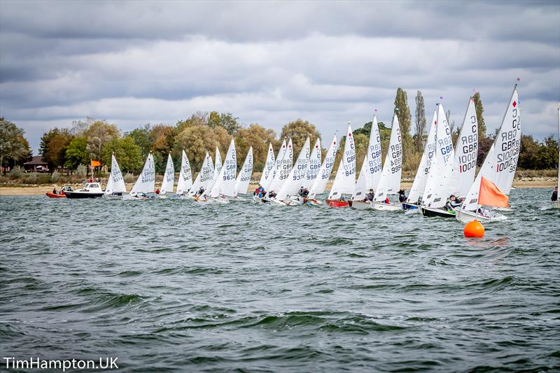 Cadets during the 2018 Nationals at Thorpe Bay photo copyright Tim Hampton / www.timhampton.uk taken at Thorpe Bay Yacht Club and featuring the Cadet class