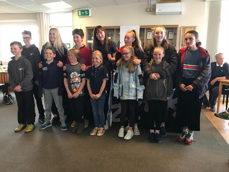 2019 GBR Cadet World Team selected during the Zhik Cadet Worlds Qualifier at Grafham Water photo copyright Neil Collingridge taken at Grafham Water Sailing Club and featuring the Cadet class