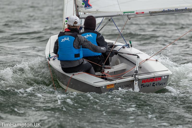 Zhik Cadet Worlds Qualifier at Grafham Water photo copyright Tim Hampton / www.timhampton.uk taken at Grafham Water Sailing Club and featuring the Cadet class