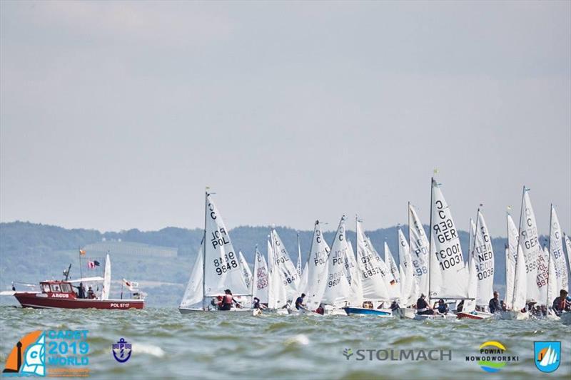 Day 2 of the Cadet Worlds 2019 in Poland - photo © Cadet Worlds 2019