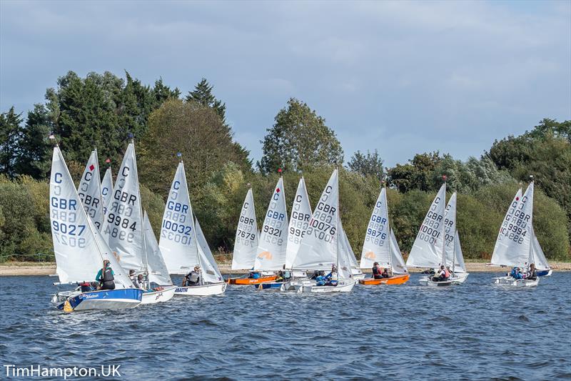 Zhik UK Cadet Inlands at Alton Water photo copyright Tim Hampton / www.timhampton.uk taken at Alton Water Sports Centre and featuring the Cadet class