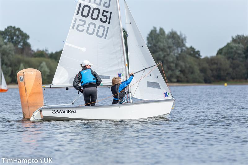 Zhik UK Cadet Inlands at Alton Water photo copyright Tim Hampton / www.timhampton.uk taken at Alton Water Sports Centre and featuring the Cadet class