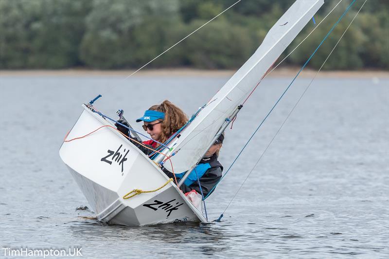 Zhik UK Cadet Inlands at Alton Water photo copyright Tim Hampton / www.timhampton.uk taken at Alton Water Sports Centre and featuring the Cadet class