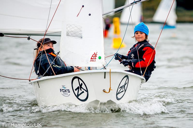 Cadet Class Winter Series at Waldringfield - photo © Tim Hampton / www.timhampton.uk