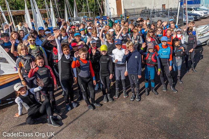 Cadet UK National Championships at Brixham photo copyright Tim Hampton / www.timhampton.uk taken at Brixham Yacht Club and featuring the Cadet class