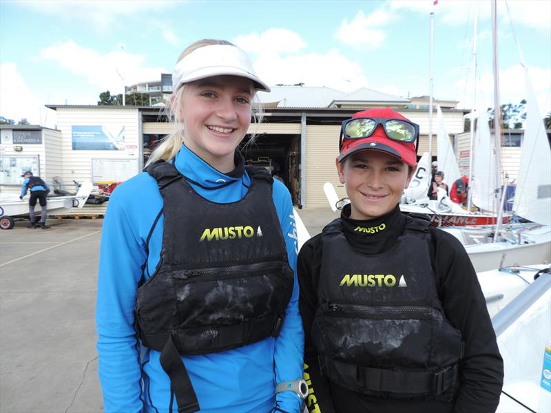 Hugo Allison and Grace Hooper, Ikon 10 - 2018 International Cadet World Championships - photo © Harry Fisher 