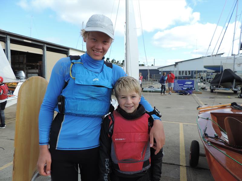 Jacob McConaghy and Sam Hooper, Hurricane - 2018 International Cadet World Championships photo copyright Harry Fishe taken at  and featuring the Cadet class