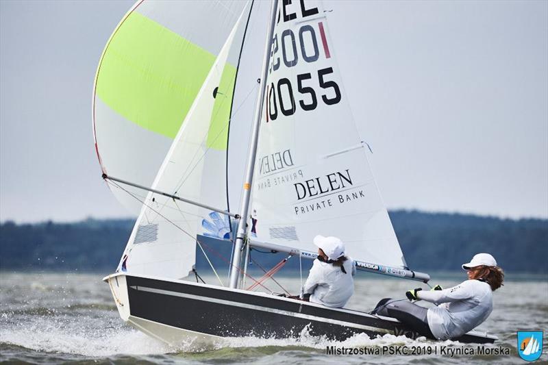 Thibaud Dirix and Thomas Winand (BEL) win the Cadet Polish National Championships photo copyright Modelski taken at  and featuring the Cadet class