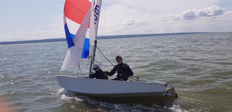 Ben Bowman and Sam Hooper also represented Sandy Bay Sailing Club - 2019 Cadet World Championship photo copyright International Cadet Class taken at  and featuring the Cadet class