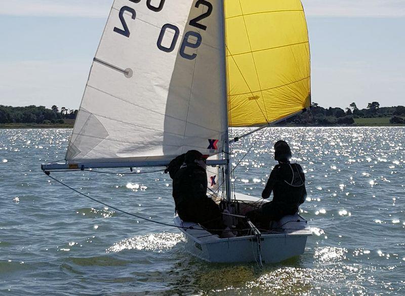 Waldringfield Cadet Week 2019 photo copyright Neil Collingridge taken at Waldringfield Sailing Club and featuring the Cadet class