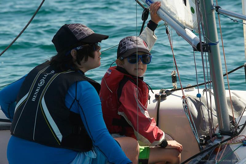 Cadets at Sail Sandy Regatta photo copyright Nicholas Duell taken at Sandringham Yacht Club and featuring the Cadet class
