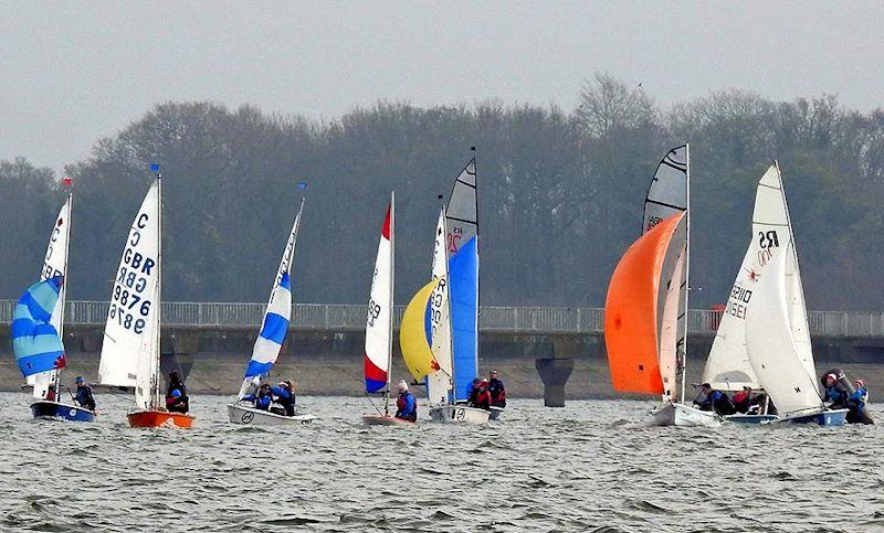 Alton Water 2020 Fox's Chandlery & Anglian Water Frostbite Series - Week 4 photo copyright Emer Berry taken at Alton Water Sports Centre and featuring the Cadet class