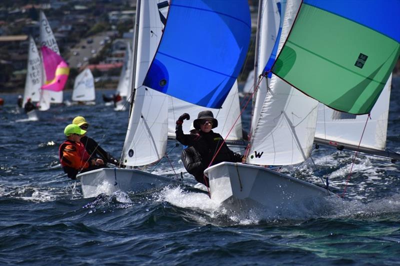 Grace Hooper and George Shugg took out the International Cadet Class photo copyright Jane Austin taken at Bellerive Yacht Club and featuring the Cadet class