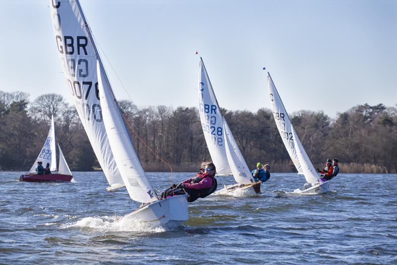 Frensham Cadet Open 2022 photo copyright Corinne Whitehouse taken at Frensham Pond Sailing Club and featuring the Cadet class