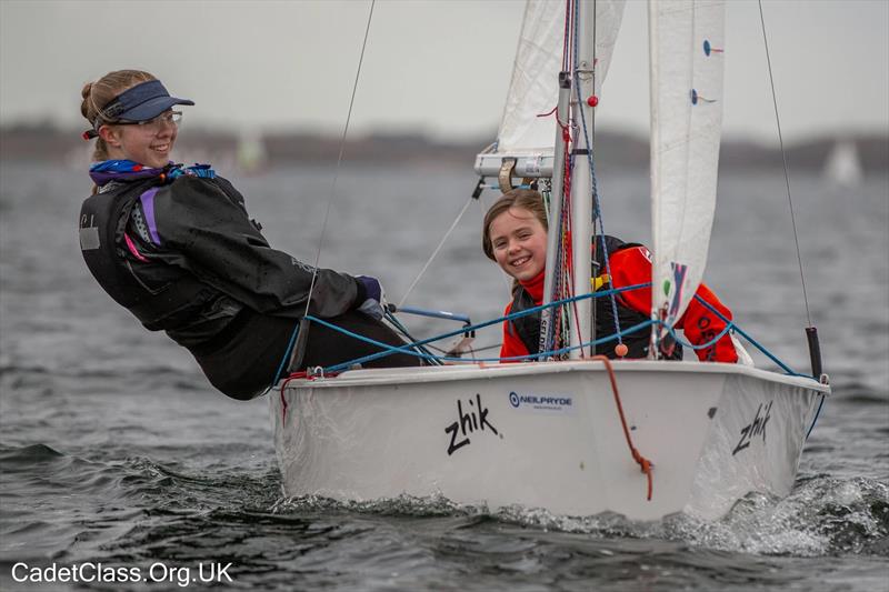 Cadet Alf Simmonds Trophy 2022 photo copyright CadetClass.org.uk taken at Grafham Water Centre and featuring the Cadet class