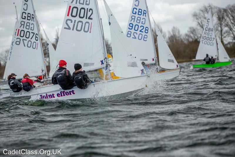 Cadet Alf Simmonds Trophy 2022 photo copyright CadetClass.org.uk taken at Grafham Water Centre and featuring the Cadet class