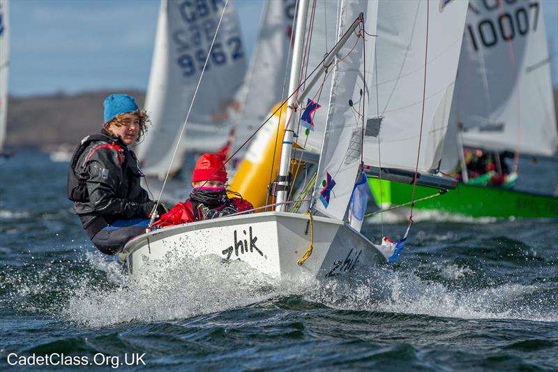 Cadet Alf Simmonds Trophy 2022 photo copyright CadetClass.org.uk taken at Grafham Water Centre and featuring the Cadet class