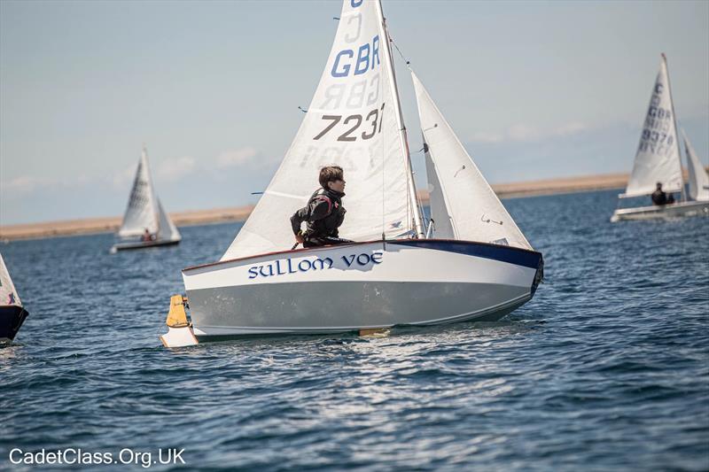 UK Cadet Class Vaikobi Clemenson Nautilus Trophy at the WPNSA photo copyright CadetClass.org.uk taken at Weymouth & Portland Sailing Academy and featuring the Cadet class