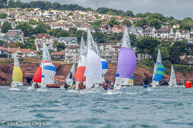 Cadet Europeans at Torbay photo copyright Tim Hampton / www.cadetclass.org.uk taken at Royal Torbay Yacht Club and featuring the Cadet class