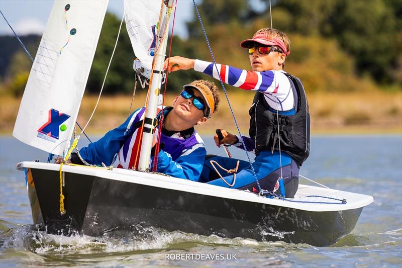 Waldringfield Cadet Week 2022 photo copyright Robert Deaves / www.robertdeaves.uk taken at Waldringfield Sailing Club and featuring the Cadet class