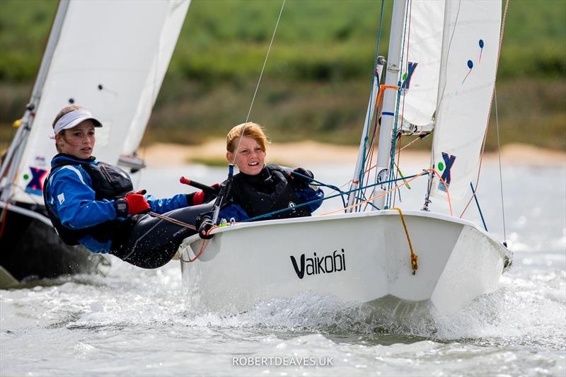 Waldringfield Cadet Week 2022 photo copyright Robert Deaves / www.robertdeaves.uk taken at Waldringfield Sailing Club and featuring the Cadet class