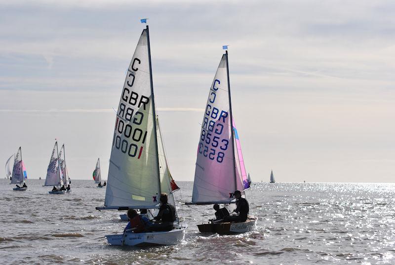 GBR Cadet Sailing Team 2022 Worlds Training at Shotley SC photo copyright Andy Stoddart taken at Shotley Sailing Club and featuring the Cadet class