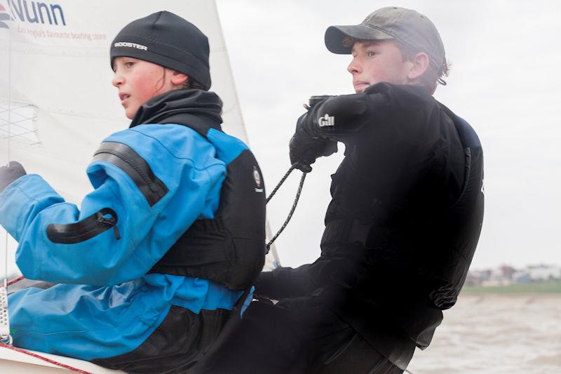 GBR Cadet Team 2022 training at Shotley photo copyright Corinne Whitehouse taken at Shotley Sailing Club and featuring the Cadet class