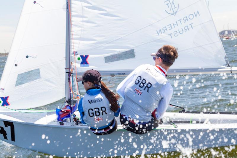 British Cadet Team at the Cadet Australian Nationals in Melbourne photo copyright Corinne Whitehouse taken at Royal Yacht Club of Victoria and featuring the Cadet class