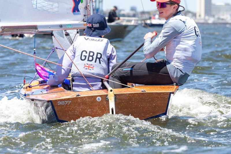 British Cadet Team at the Cadet Australian Nationals in Melbourne photo copyright Corinne Whitehouse taken at Royal Yacht Club of Victoria and featuring the Cadet class