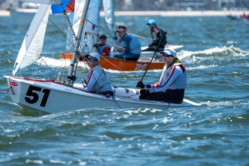Cadet Worlds in Melbourne Day 3 photo copyright FSR Industries - Media House taken at Royal Yacht Club of Victoria and featuring the Cadet class