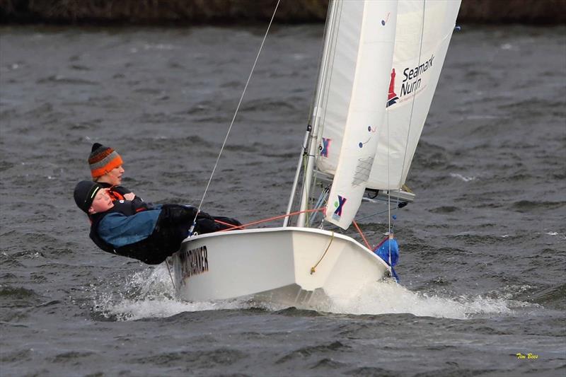 Alton Water Frostbite Series Week 1 photo copyright Tim Bees taken at Alton Water Sports Centre and featuring the Cadet class