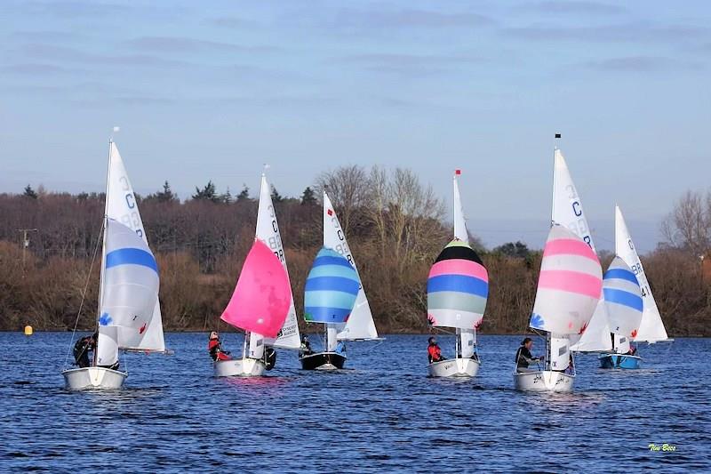 Alton Water Fox's Chandlery & Anglian Water Frostbite Series week 3 photo copyright Tim Bees taken at Alton Water Sports Centre and featuring the Cadet class