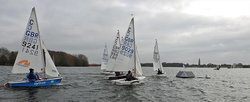 Alton Water Fox's Chandlery & Anglian Water Frostbite Series week 4 photo copyright Emer Berry taken at Alton Water Sports Centre and featuring the Cadet class