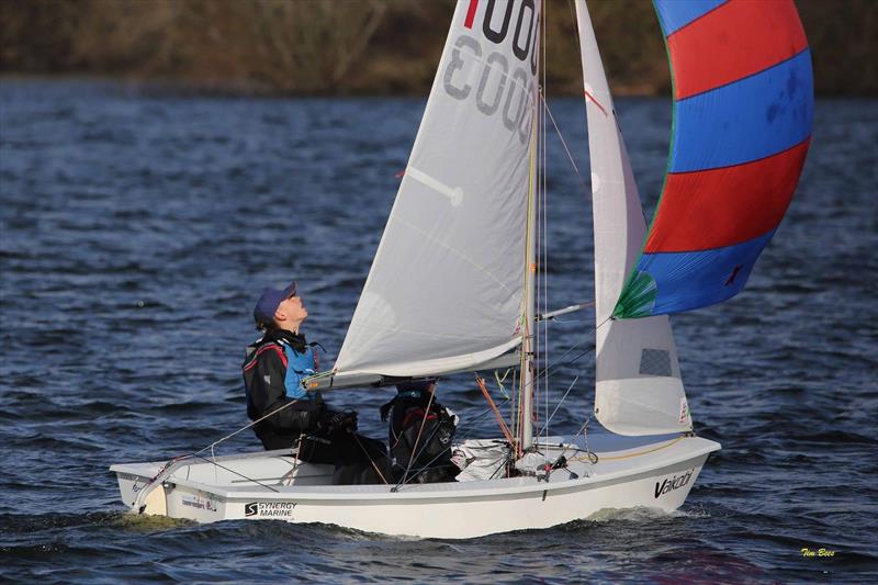 Alton Water Fox's Chandlery & Anglian Water Frostbite Series week 7 photo copyright Tim Bees taken at Alton Water Sports Centre and featuring the Cadet class