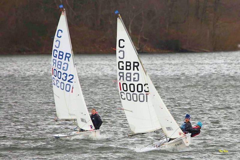 Alton Water Fox's Chandlery & Anglian Water Frostbite Series week 8 photo copyright Tim Bees taken at Alton Water Sports Centre and featuring the Cadet class