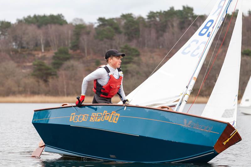 Frensham Pond Cadet Open photo copyright Corinne Whitehouse / UKCCA taken at Frensham Pond Sailing Club and featuring the Cadet class