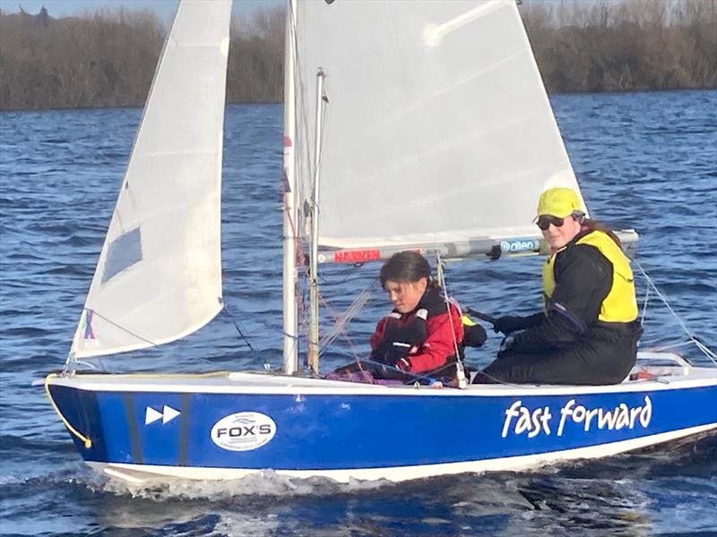 Alton Water Frostbite Series Day 4 photo copyright Archie Hainsworth taken at Alton Water Sports Centre and featuring the Cadet class