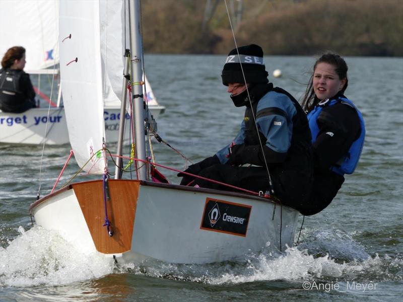 Fishers Green Cadet Open photo copyright Angie Meyer taken at Fishers Green Sailing Club and featuring the Cadet class